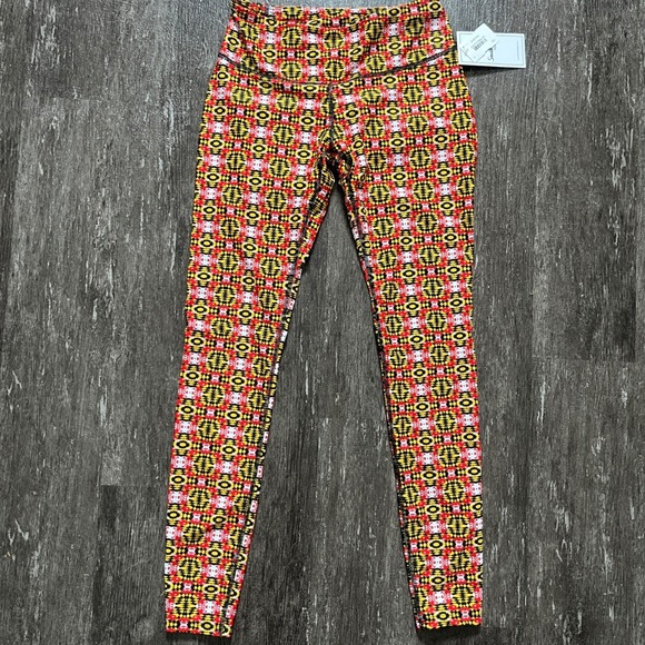 Southwind Apparel Geometric Print Yoga Leggings Activewear Pants Women's Small - Picture 1 of 5